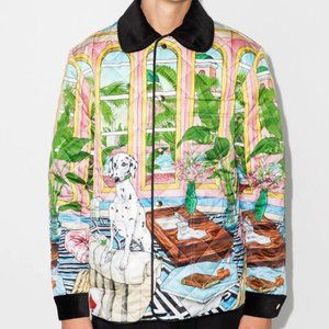 BNWT AW21 CASABLANCA DREAM HOUSE PRINTED QUILTED JACKET S
